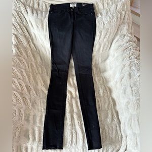 Frame black skinny jeans size 30